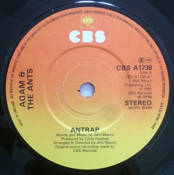 Adam And The Ants - Ant Rap - 7 Inch