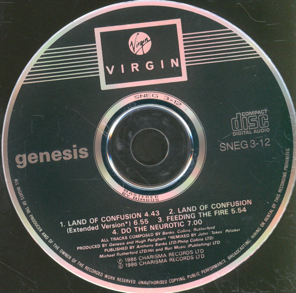 Genesis - Land Of Confusion - Cd