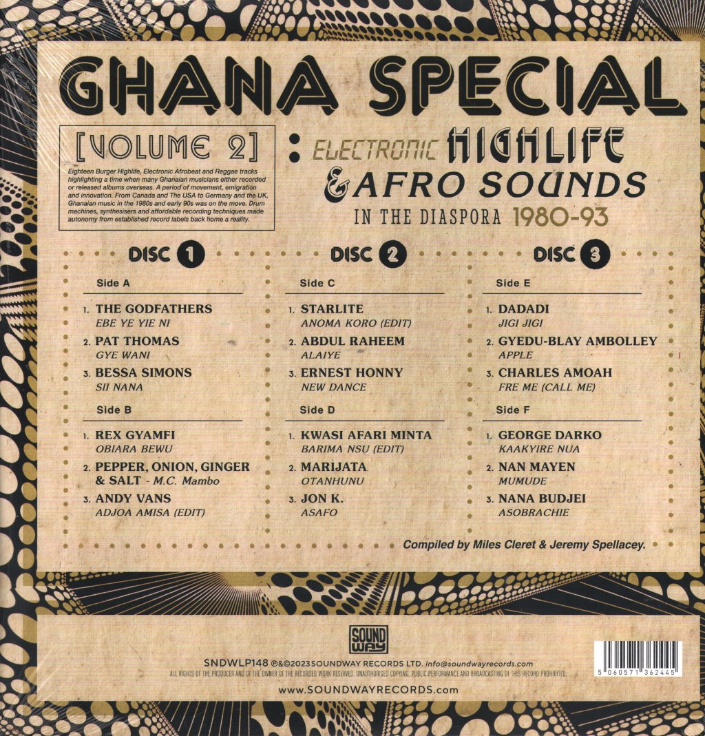 Various Artists - Ghana Special 2: Electronic Highlife & Afro Sounds In the Diaspora, 1980-93 - Triple Lp