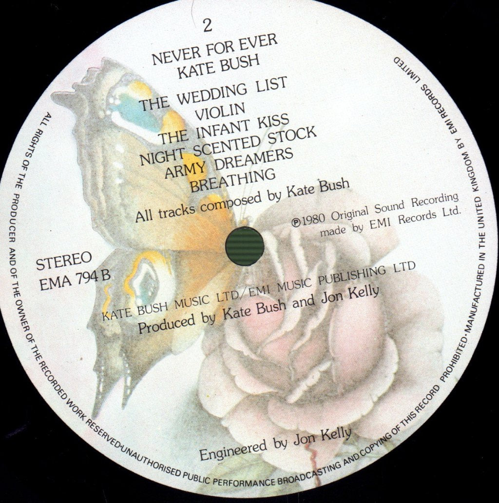 Kate Bush - Never For Ever - Lp