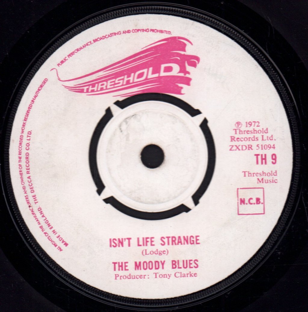 Moody Blues - Isn't Life Strange - 7 Inch