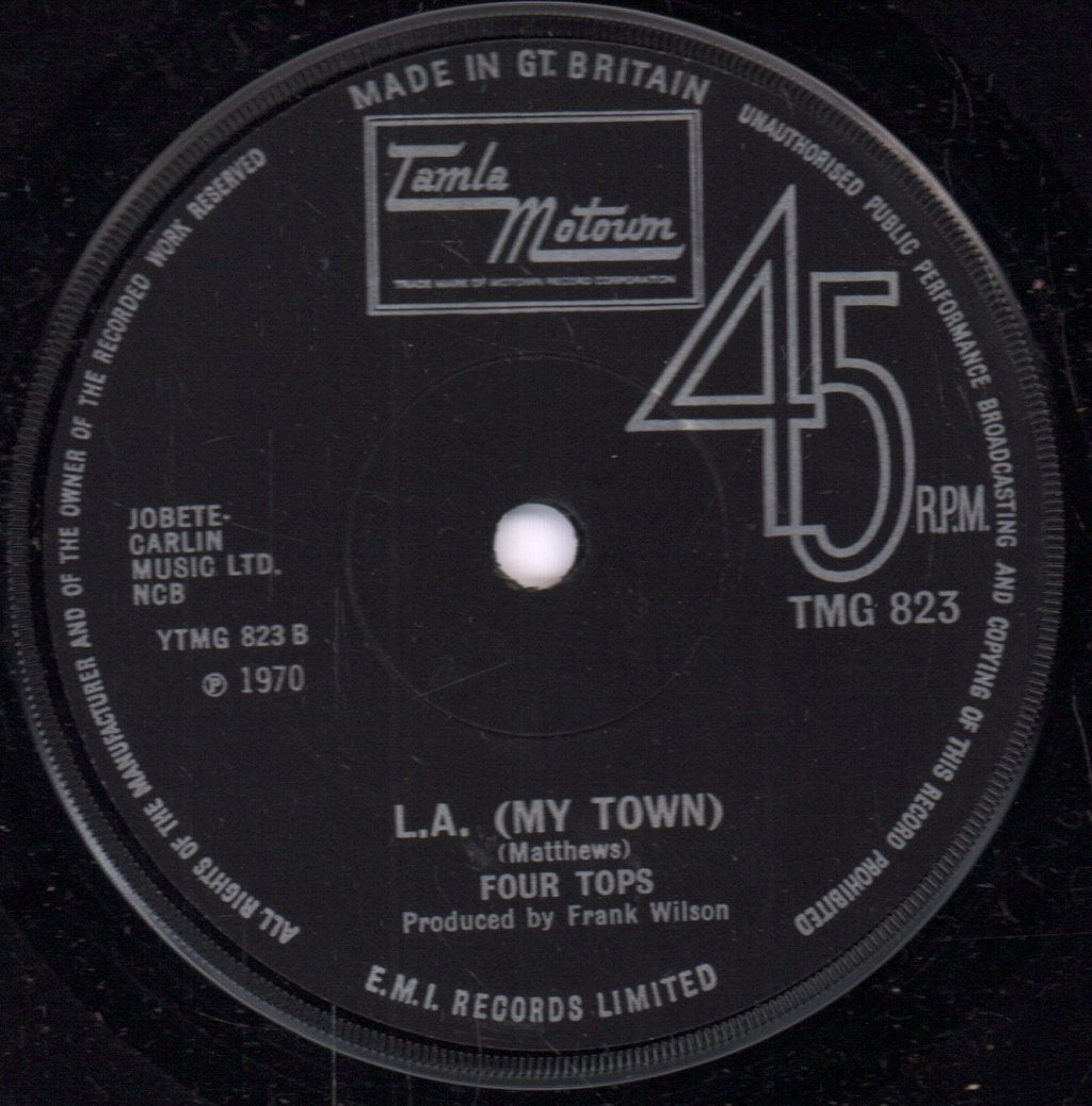 Four Tops - Walk With Me, Talk With Me, Darling - 7 Inch