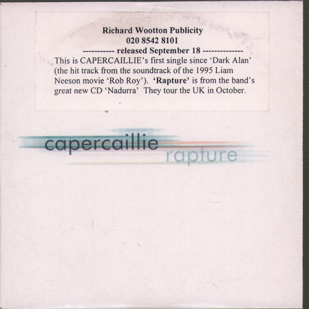 Capercaillie - Rapture - Cd