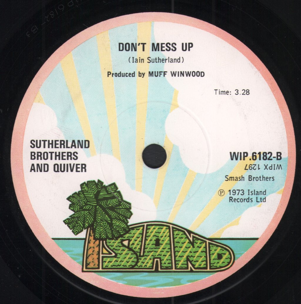 Sutherland Brothers And Quiver - Dream Kid - 7 Inch