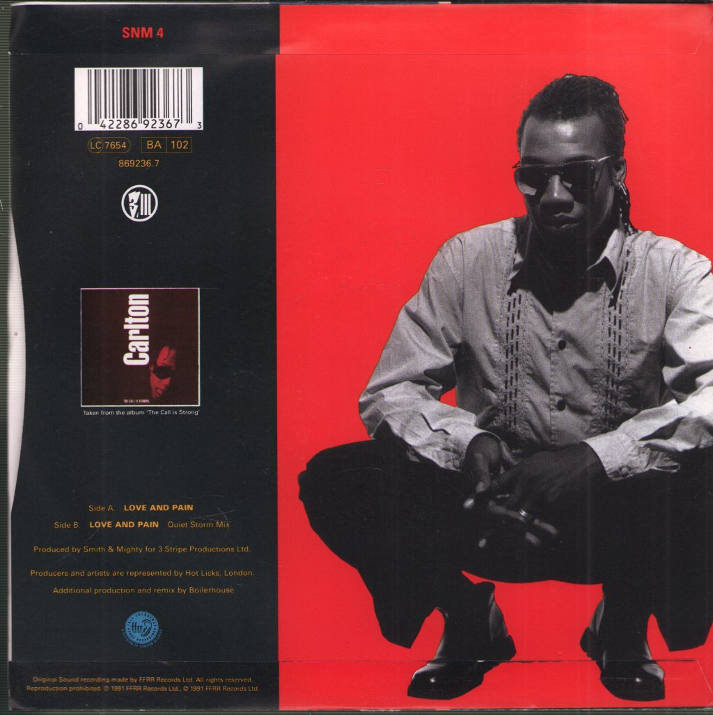 Carlton - Love And Pain - 7 Inch
