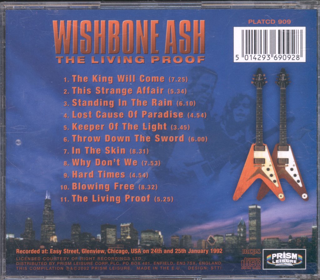 Wishbone Ash - Living Proof, Live In Chicago - Cd