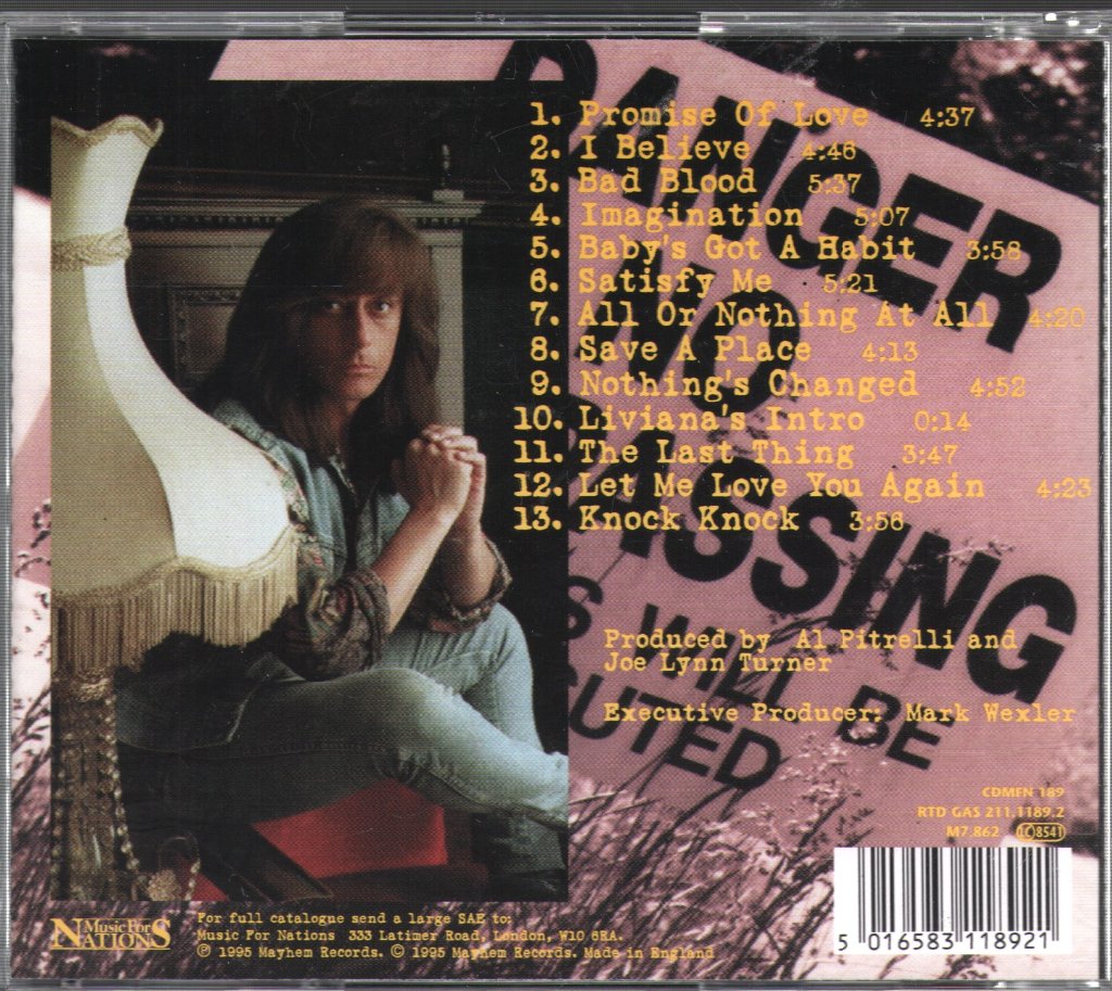 Joe Lynn Turner - Nothing's Changed - Cd