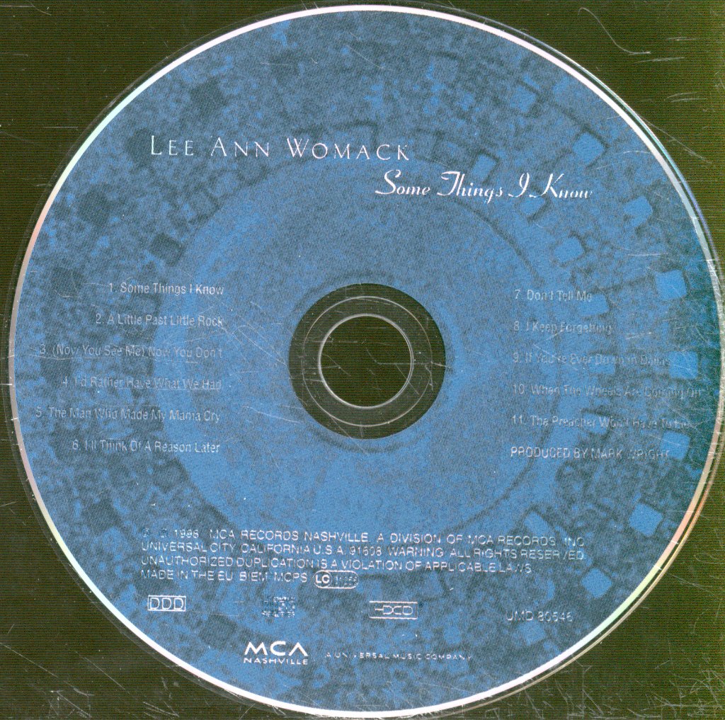 Lee Ann Womack - Some Things I Know - Cd