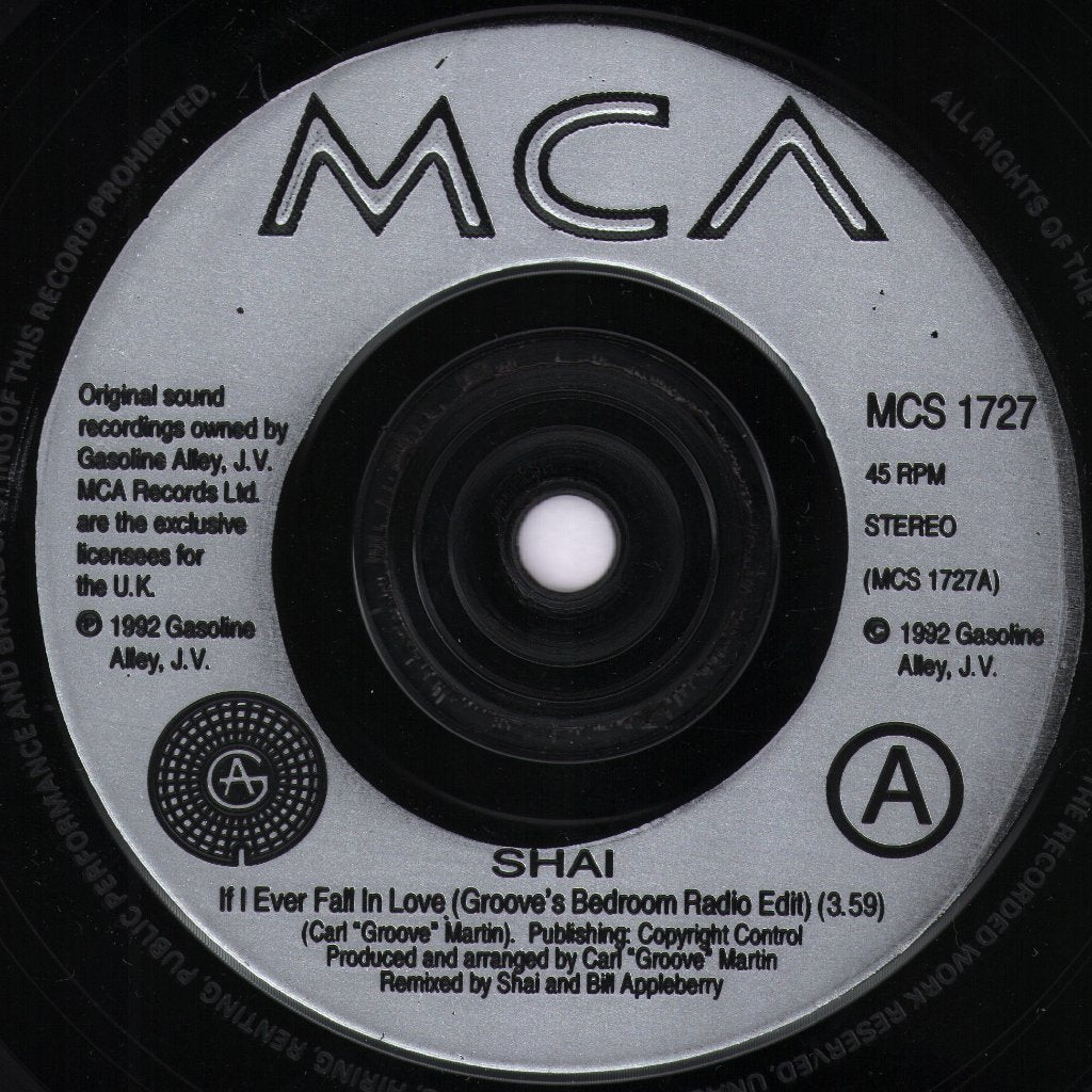 Shai - If I Ever Fall In Love - 7 Inch
