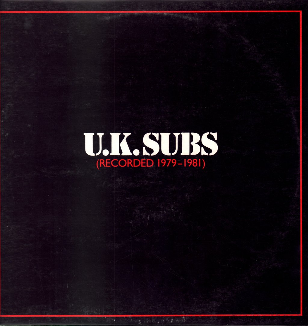 UK Subs - Recorded 1979-1981 - Lp
