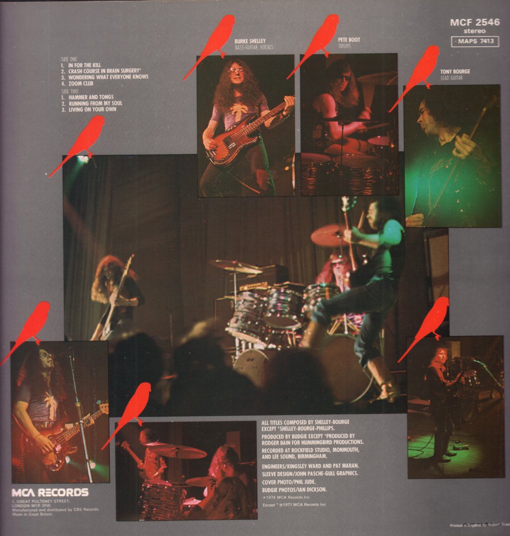 Budgie - In For The Kill - Lp