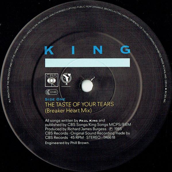 King (Paul) - Taste Of Your Tears - 12 Inch
