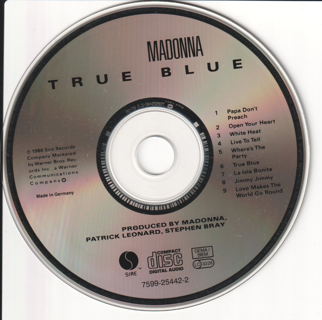 Madonna - True Blue - Cd