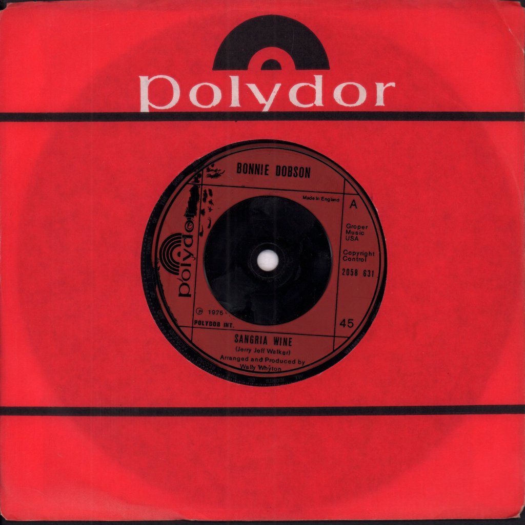 Bonnie Dobson - Sangria Wine - 7 Inch