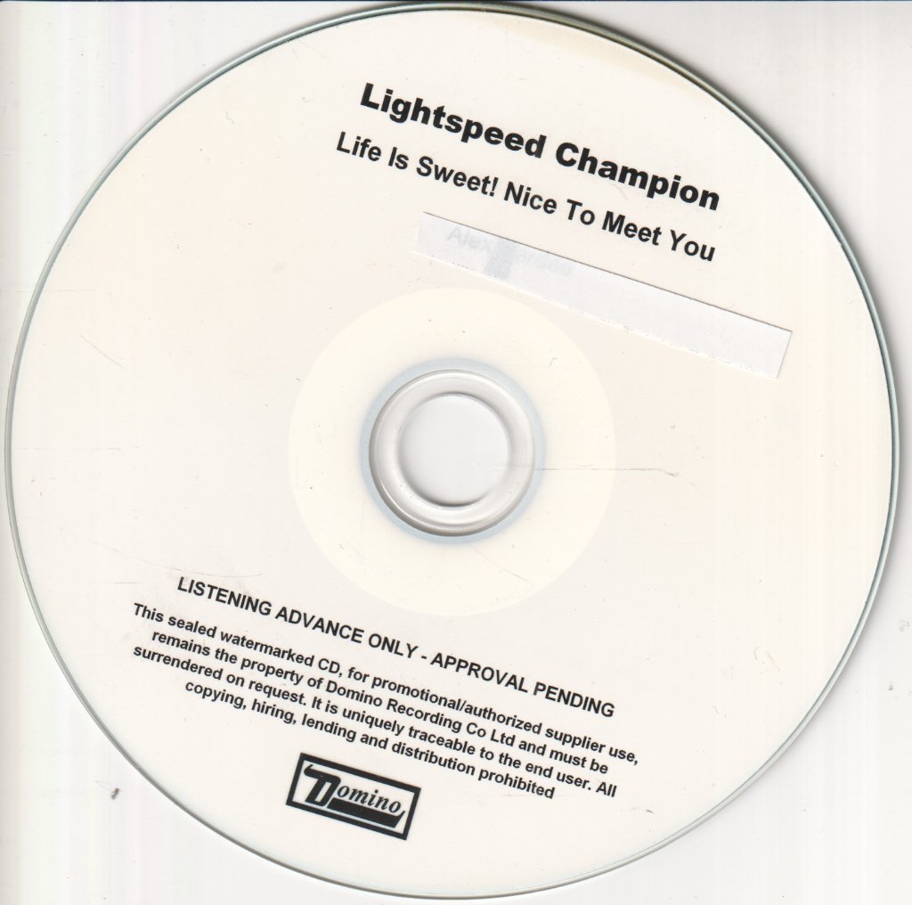 Lightspeed Champion - Life Is Sweet! Nice To Meet You. - Cdr