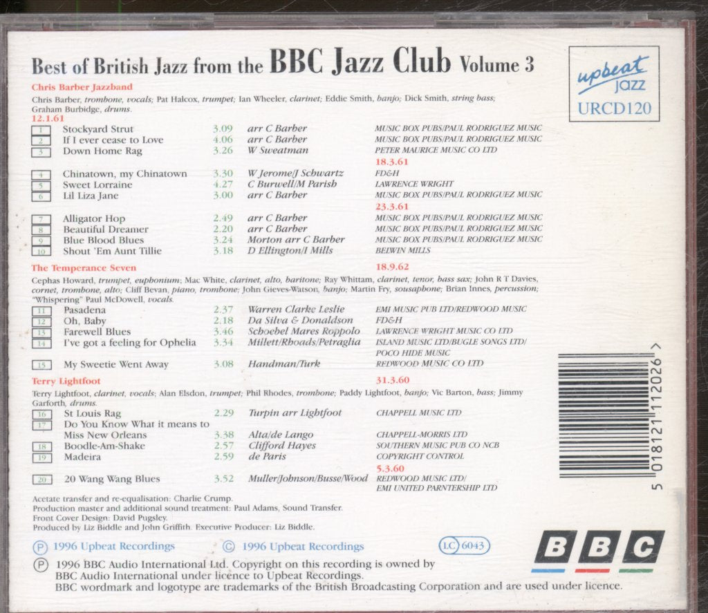 Various Artists - Best Of British Jazz From The BBC Jazz Club Volume 3 - Cd