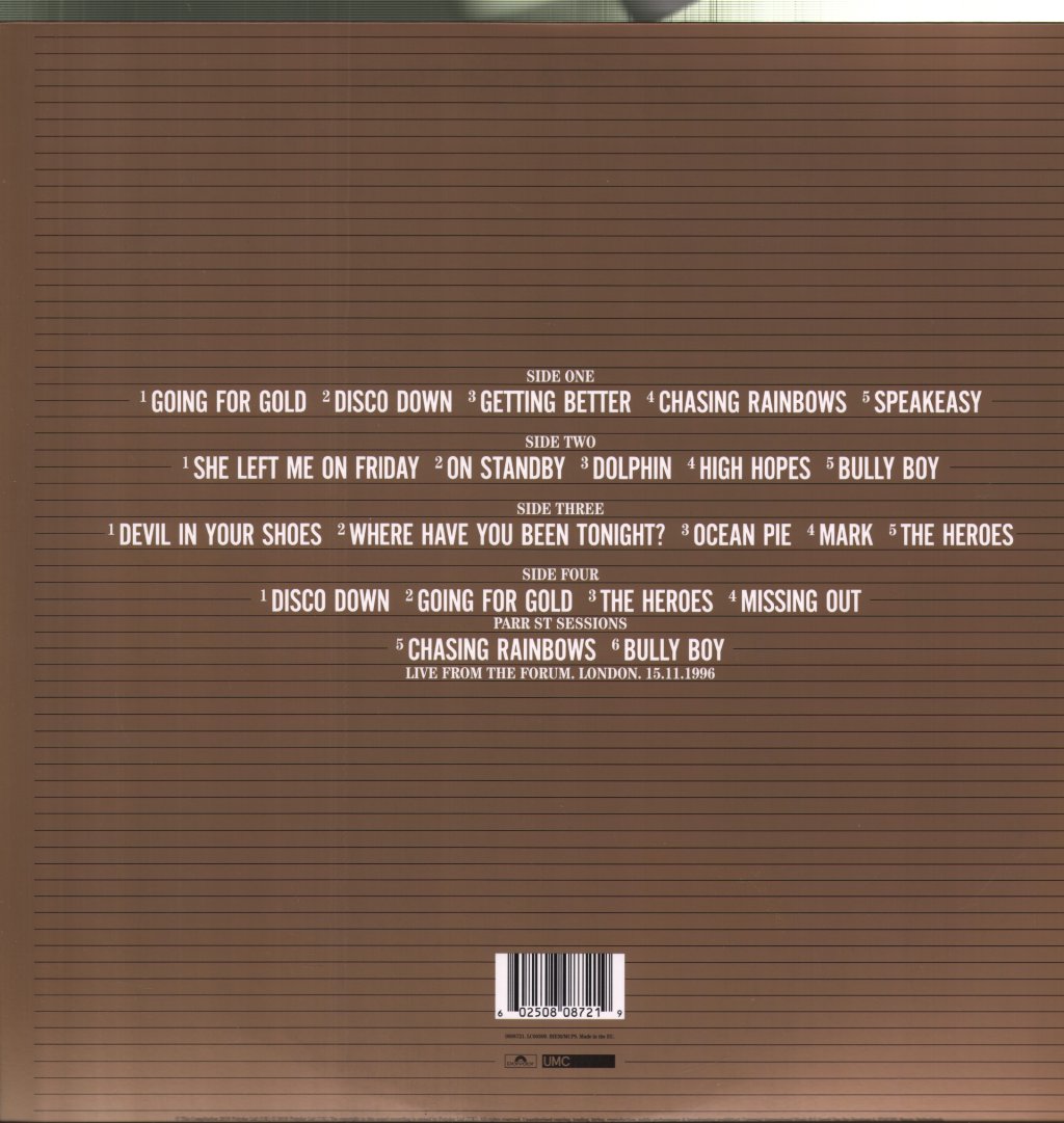 Shed Seven - Going For Gold (The Greatest Hits) - Double Lp