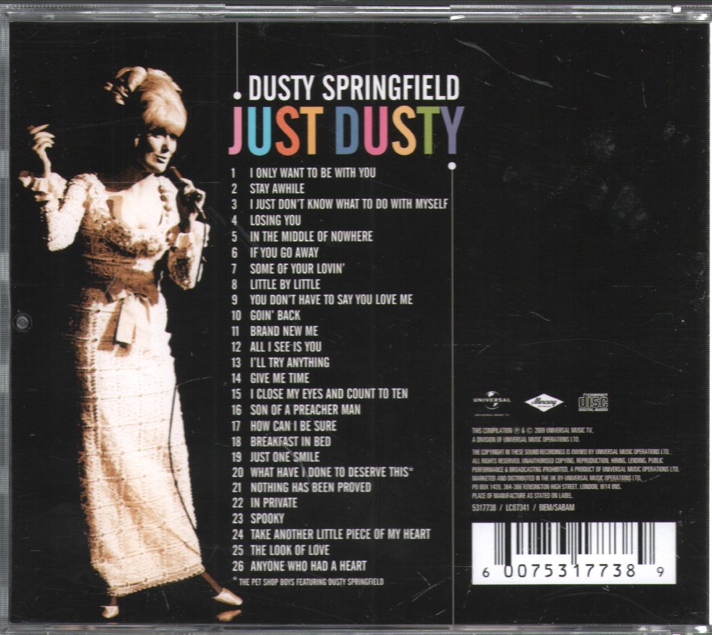 Dusty Springfield - Just Dusty - Cd