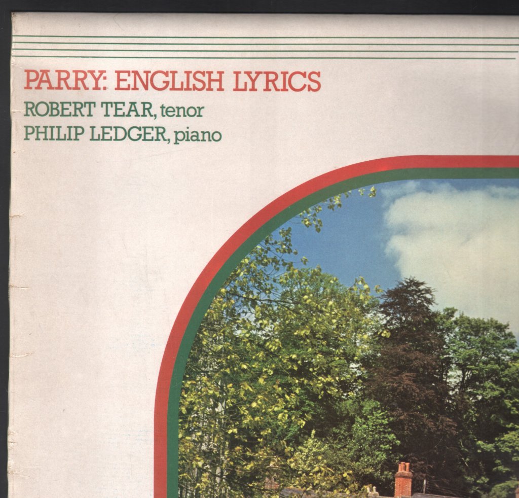 Robert Tear And Philip Ledger - Parry English Lyrics - Lp