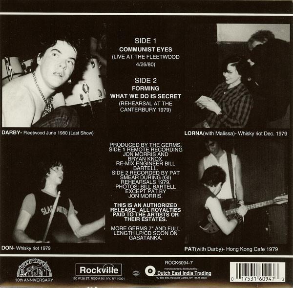 Germs (Punk Group) - (DCC) - 7 Inch
