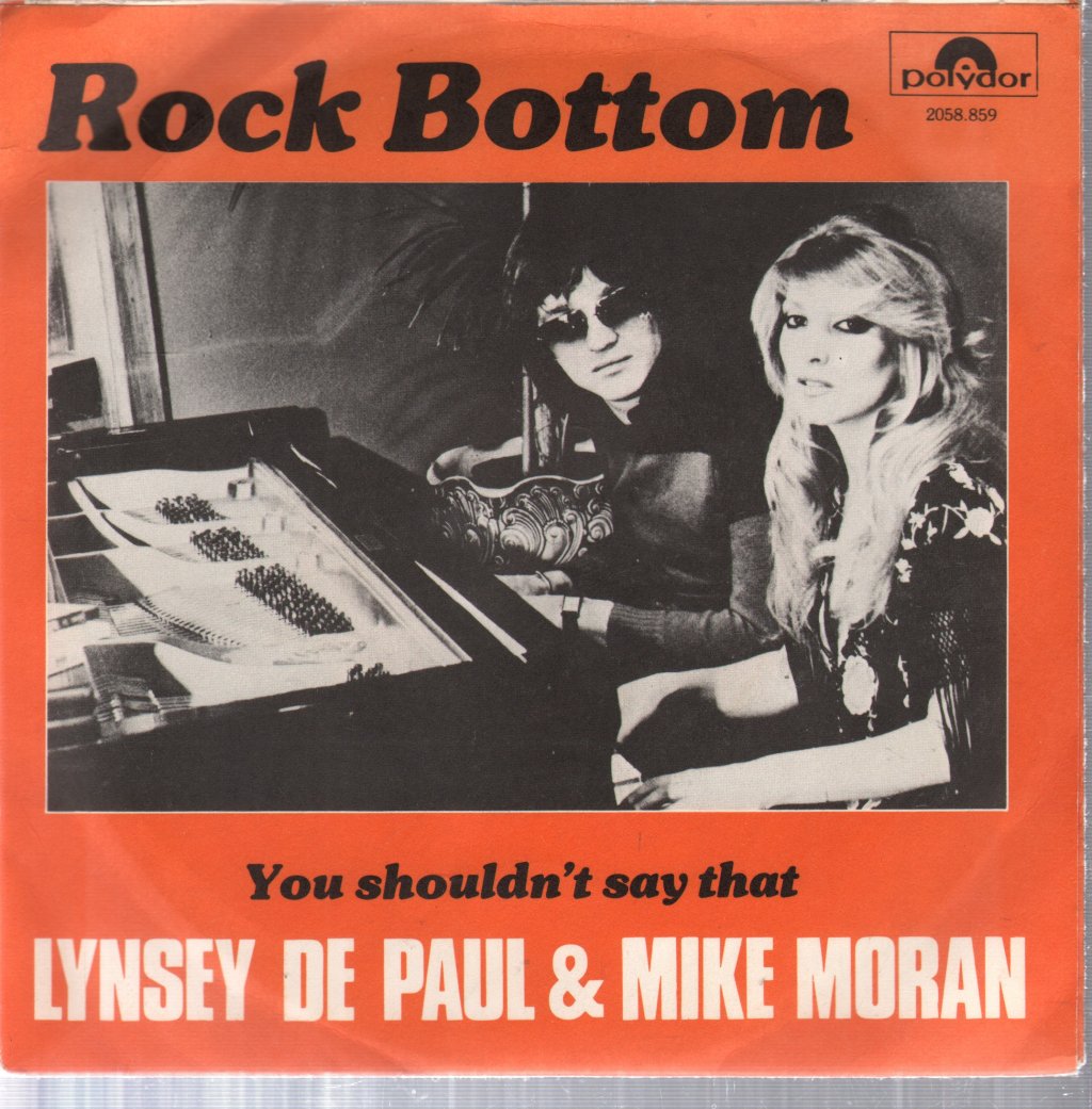 Lynsey De Paul And Mike Moran - Rock Bottom - 7 Inch