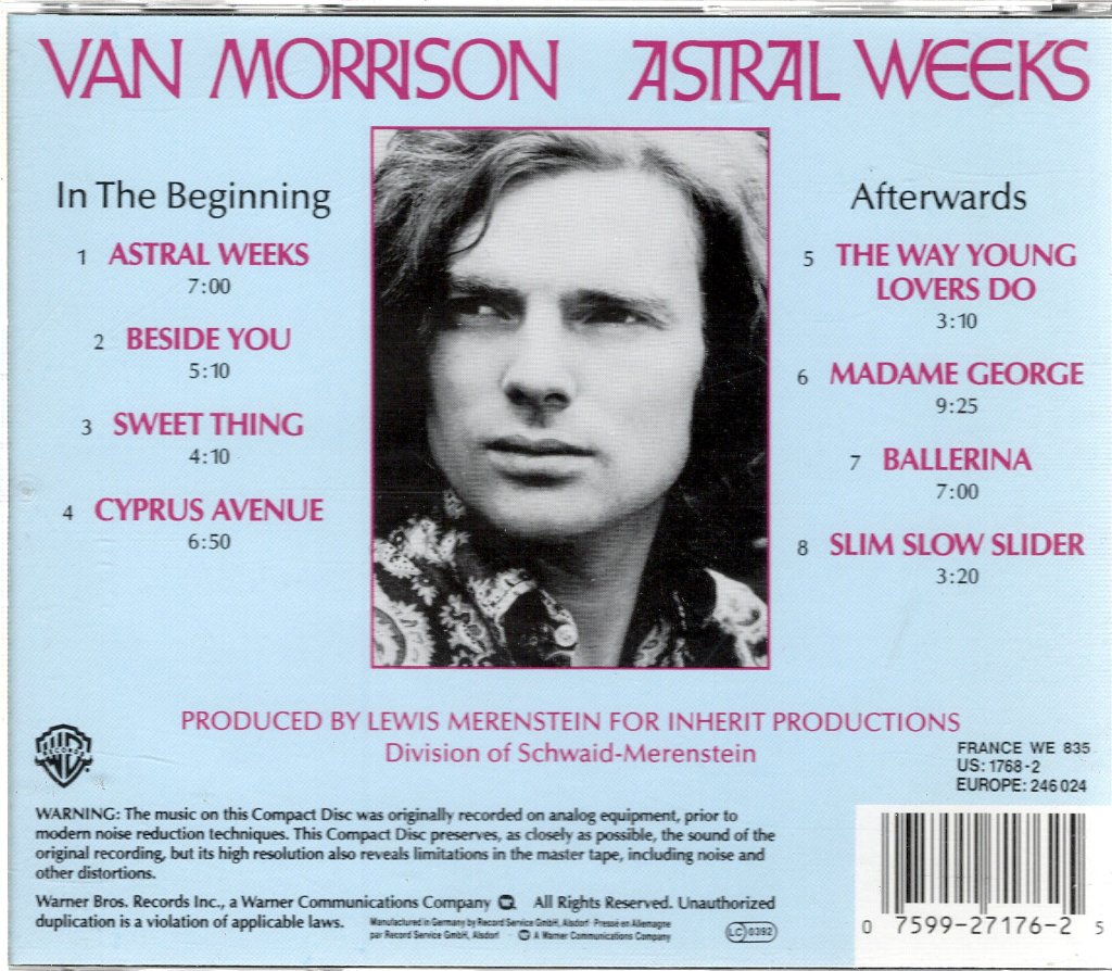 Van Morrison - Astral Weeks - Cd