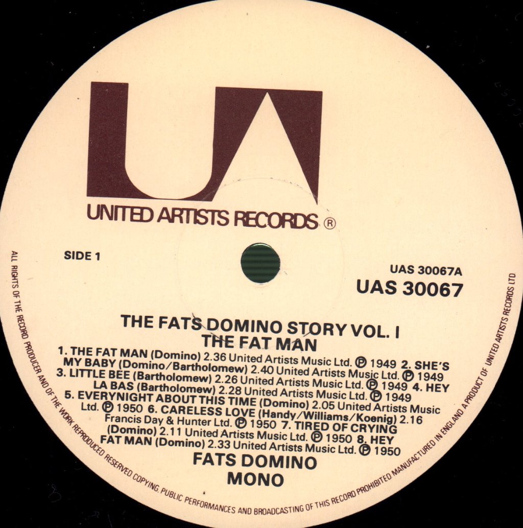 Fats Domino - Fat Man - Lp
