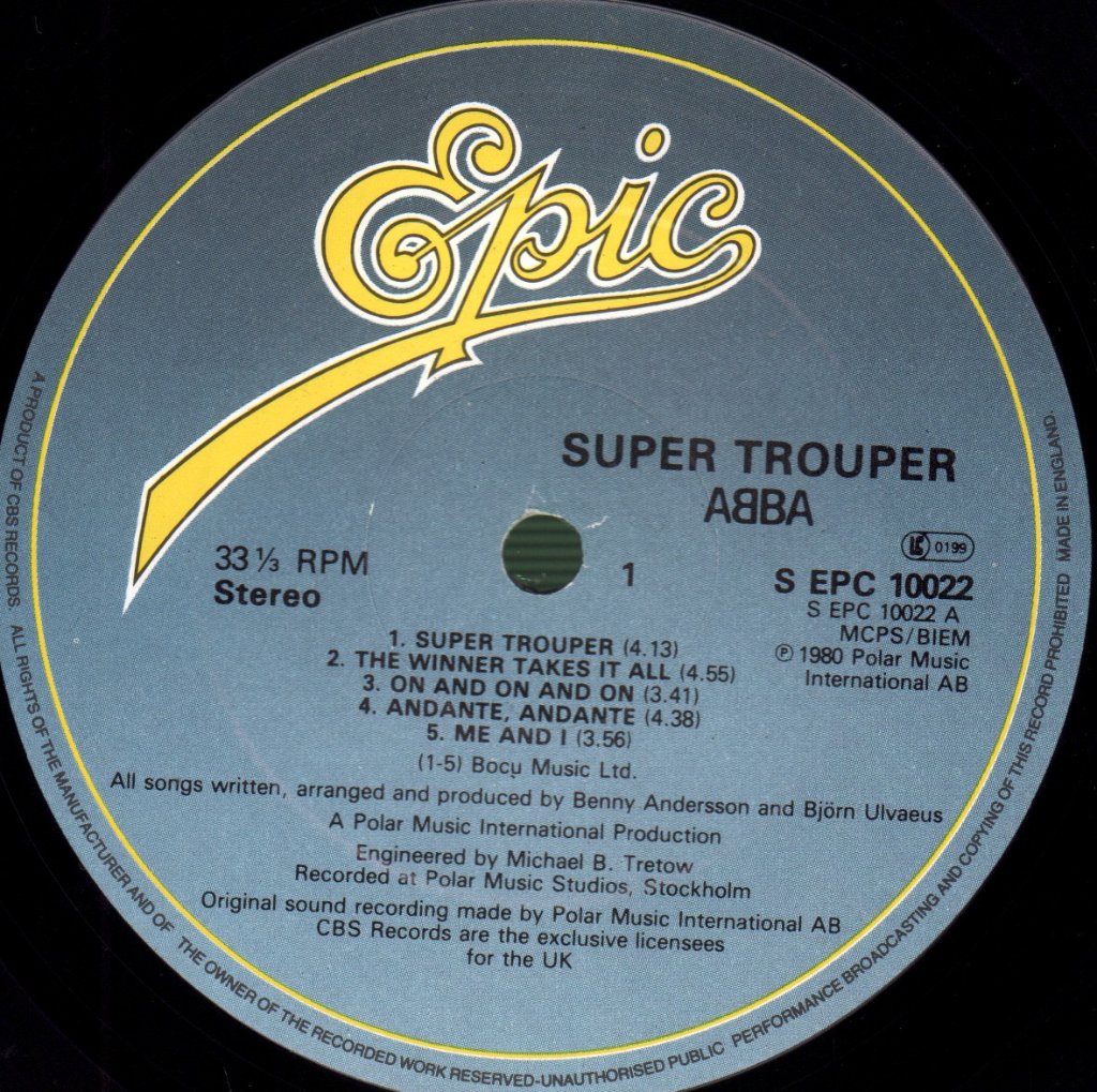 ABBA - Super Trouper - Lp