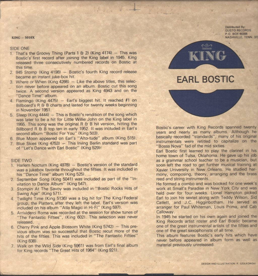 Earl Bostic - 14 Hits - Lp