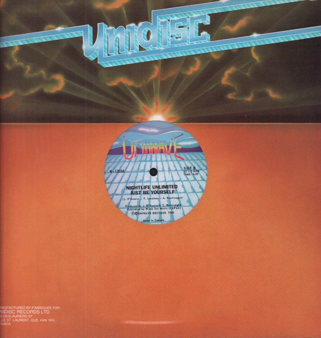 Nightlife Unlimited - Just Be Yourself - 12 Inch