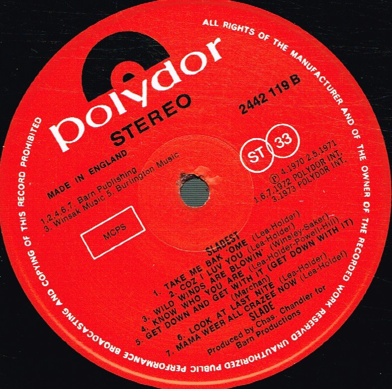 Slade - Sladest - Lp