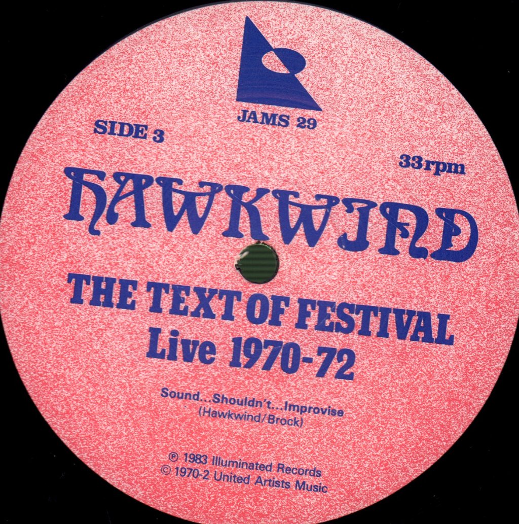 Hawkwind - Text Of Festival - Hawkwind Live 1970-72 - Double Lp