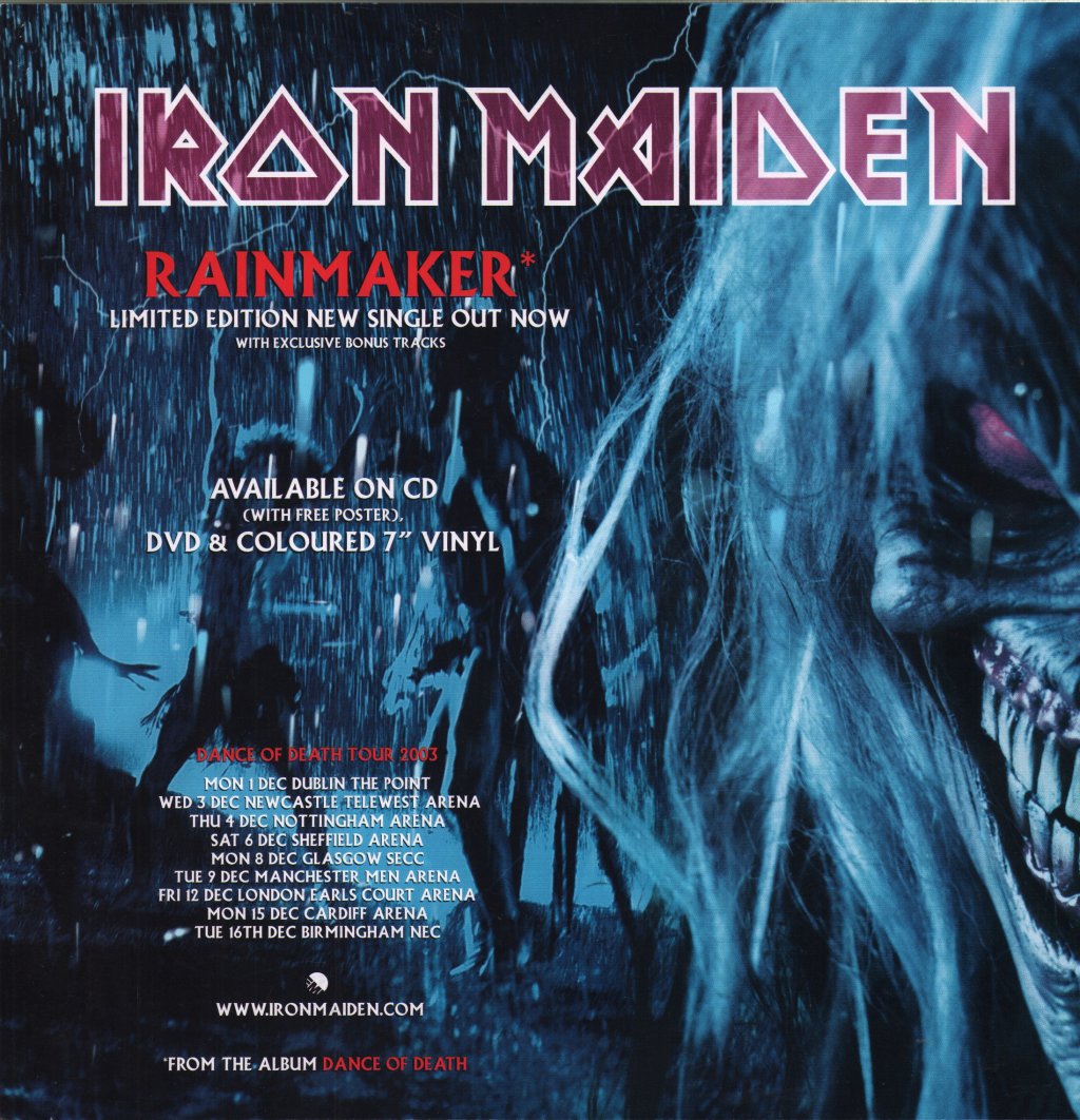 Iron Maiden - Rainmaker - Card