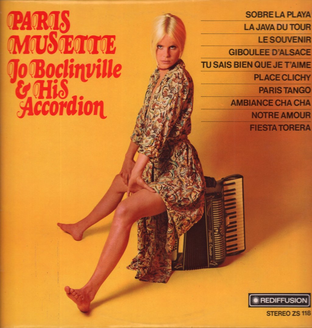 Jo Boclinville And His Acordion - Paris Musette - Lp