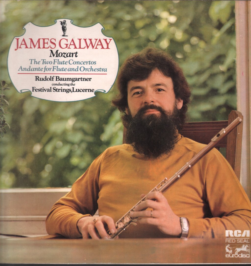 James Galway - Mozart - Two Flute Concertos / Andante For Flute And Orchestra - Lp