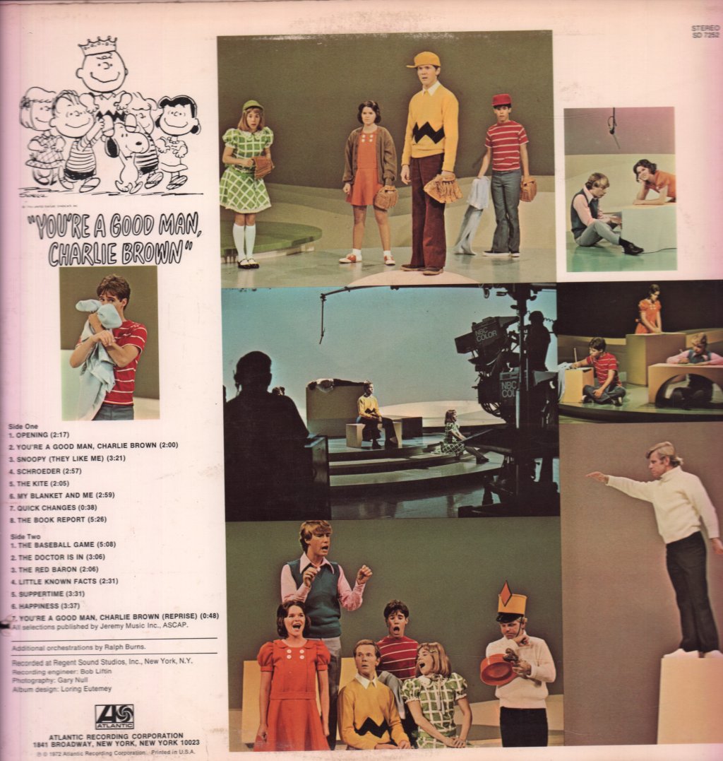 Various Artists - New Original TV Cast Album "You're A Good Man, Charlie Brown" - Lp