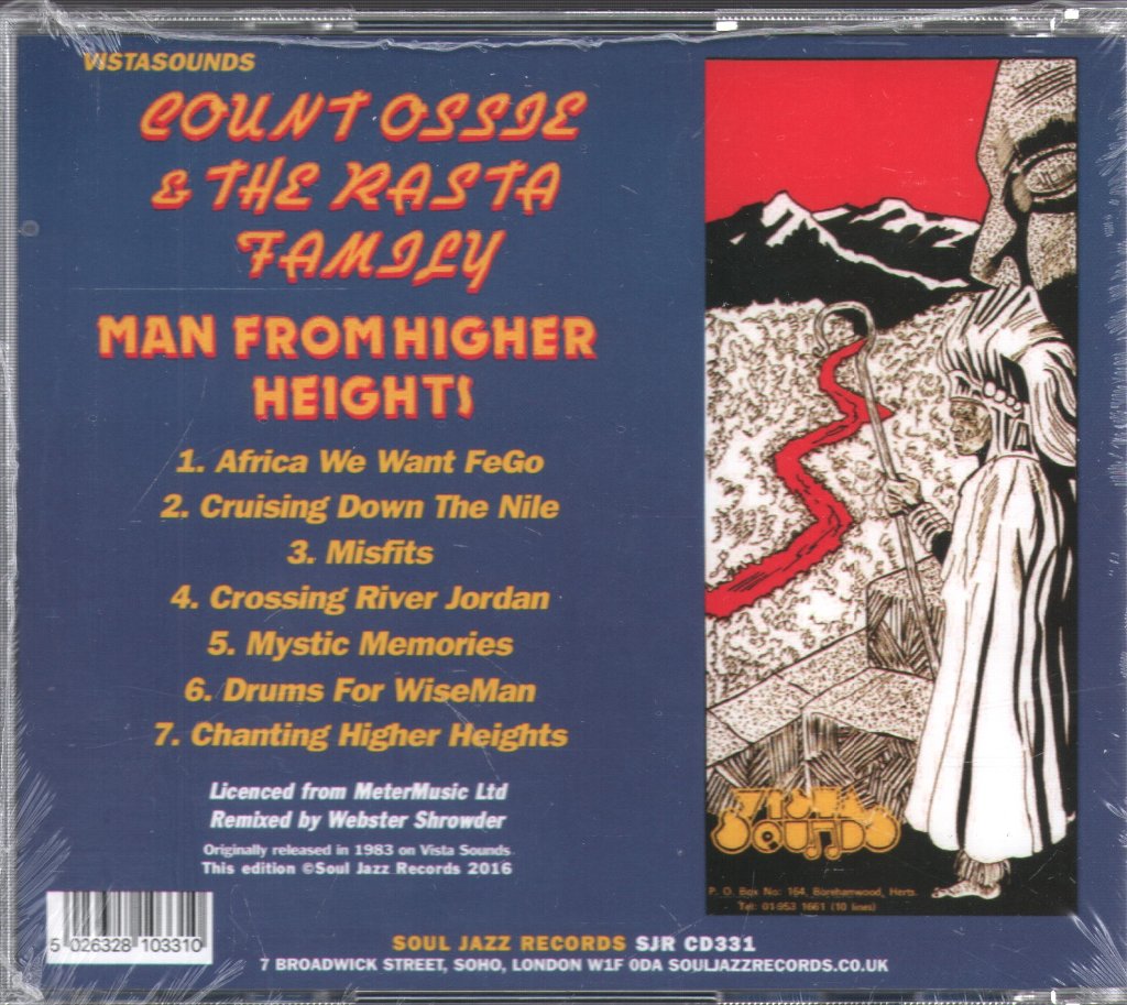 Count Ossie And The Rasta Family - Man From Higher Heights - Cd