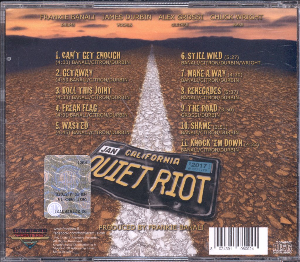 Quiet Riot - Road Rage - Cd