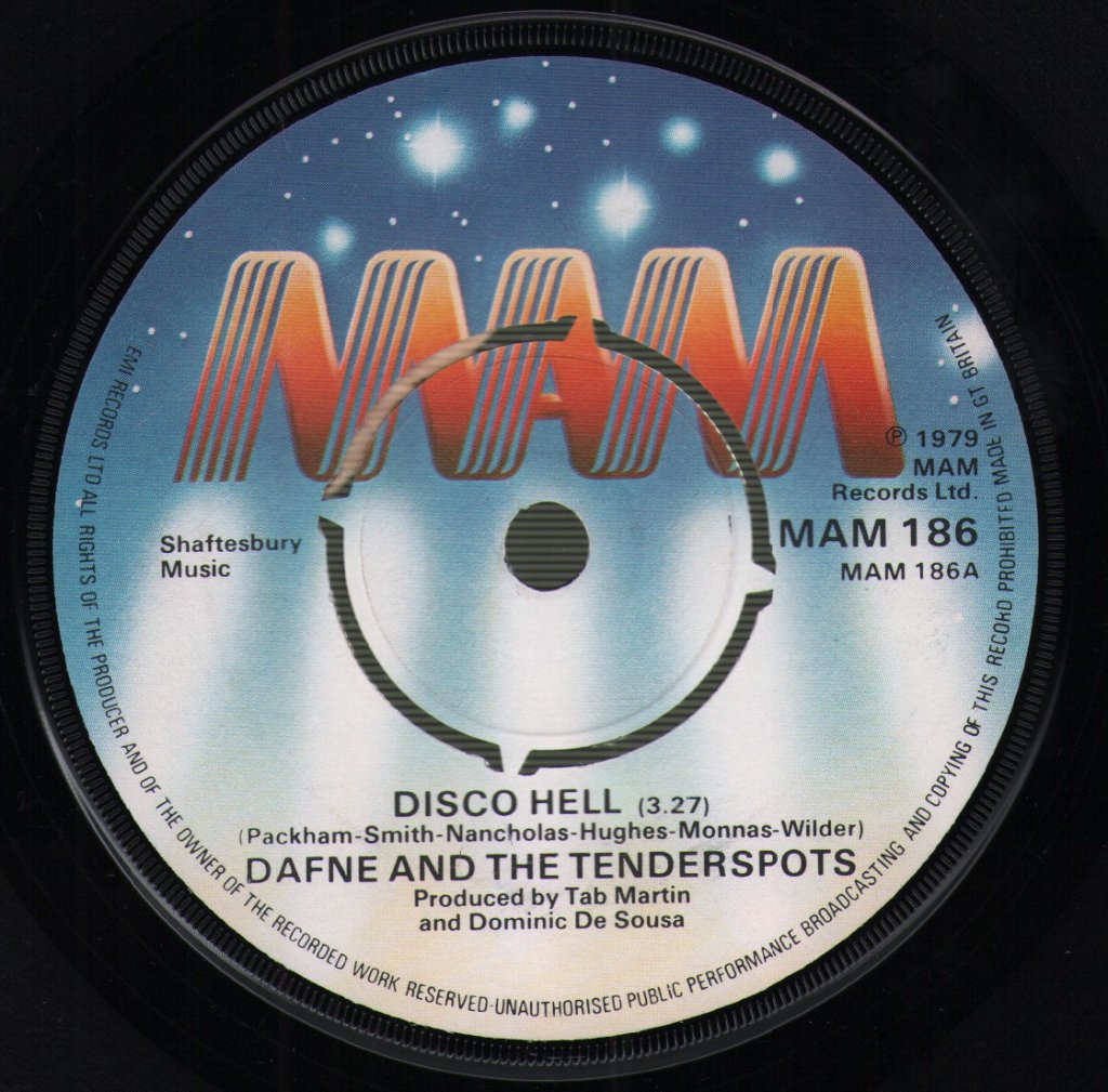 Dafne And The Tenderspots - Disco Hell - 7 Inch