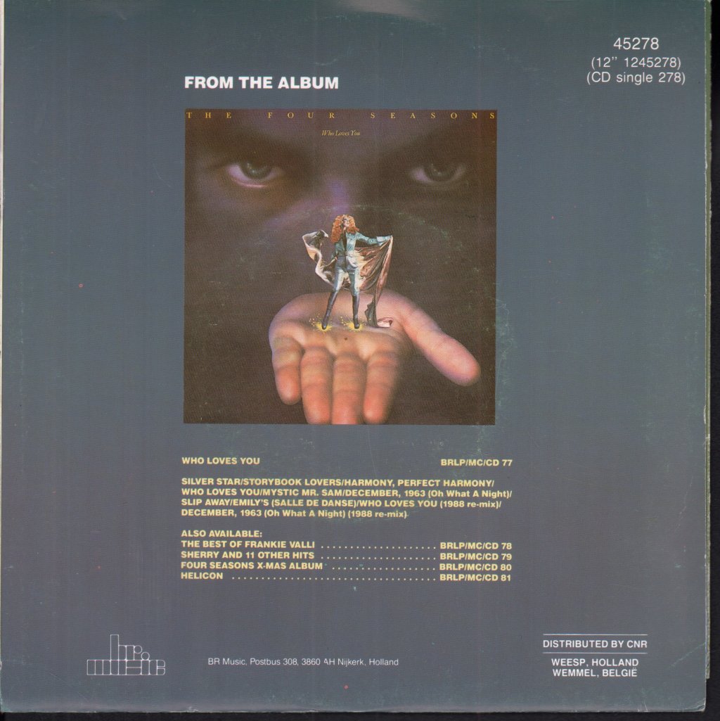 Four Seasons - Who Loves You '88 - 7 Inch