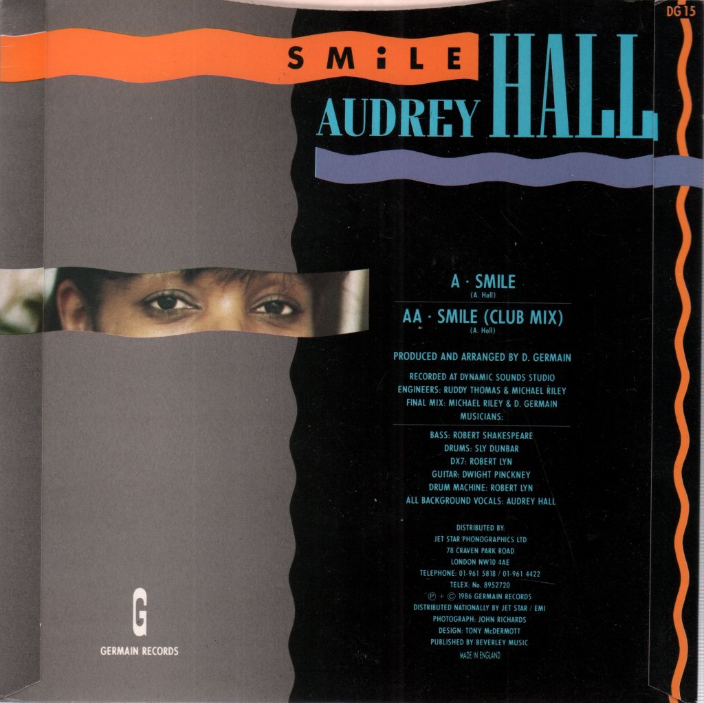 Audrey Hall - Smile - 7 Inch