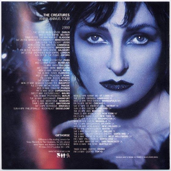 Creatures - Anima Animus Tour 1999 - Cd