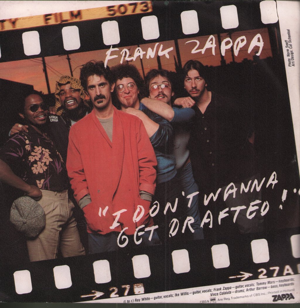 Frank Zappa - I Don't Wanna Get Drafted! - 7 Inch