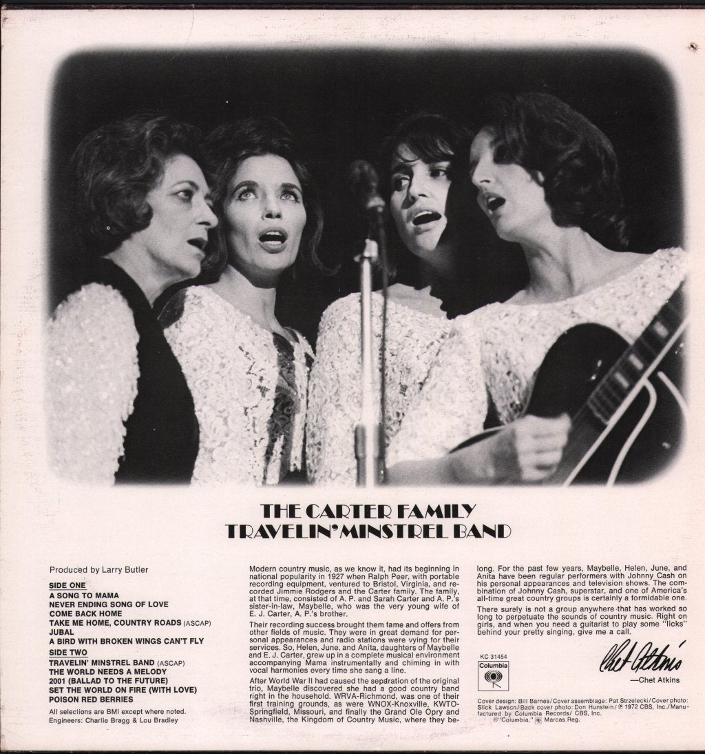 Carter Family - Travelin' Minstrel Band - Lp