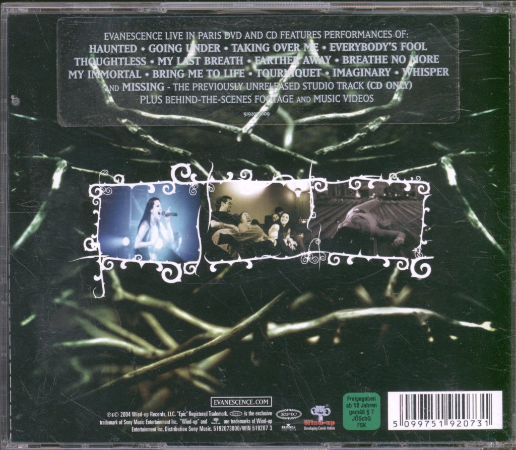 Evanescence - Anywhere But Home - Cd/Dvd