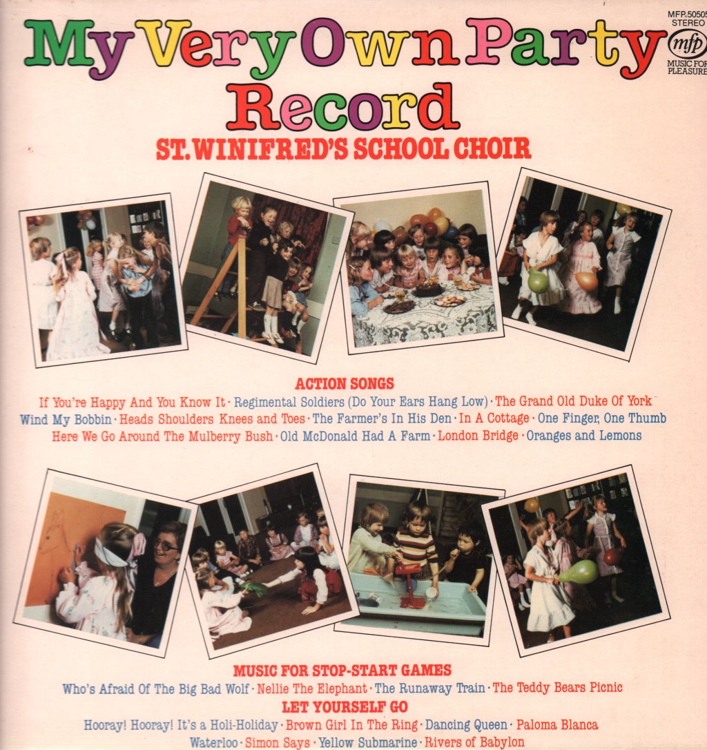 St Winifreds School Choir - My Very Own Party Record - Lp