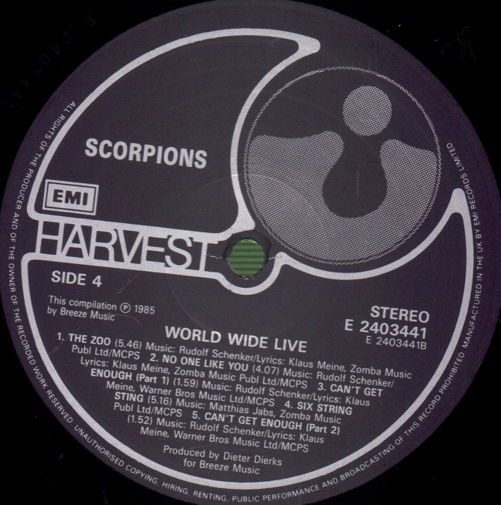 Scorpions - World Wide Live - Double Lp
