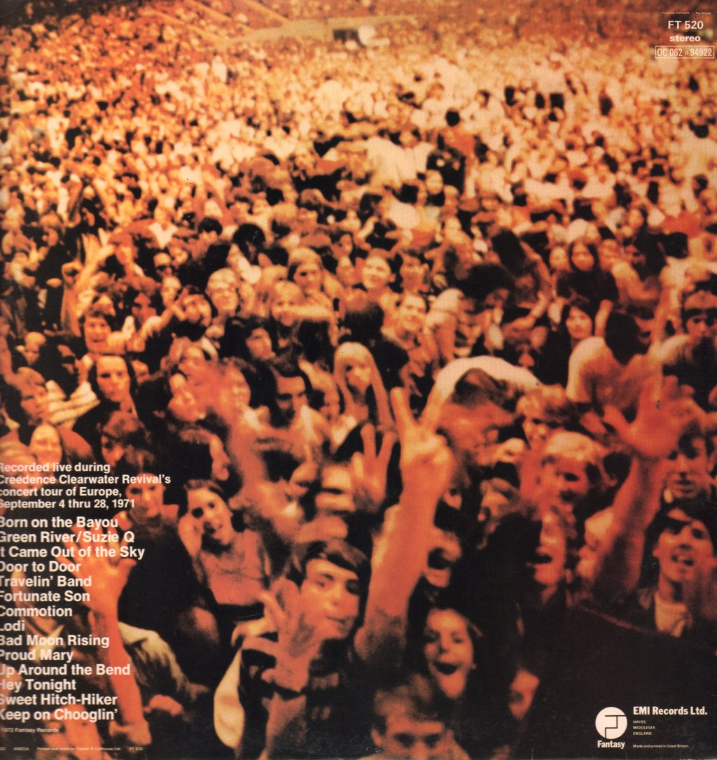 Creedence Clearwater Revival - Live In Europe - Lp