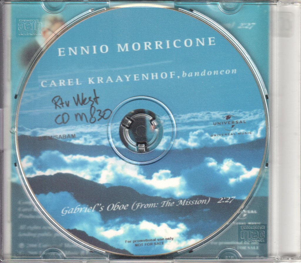 Ennio Morricone - Carel Kraayenhof - Guardians Of The Clouds - Cdr