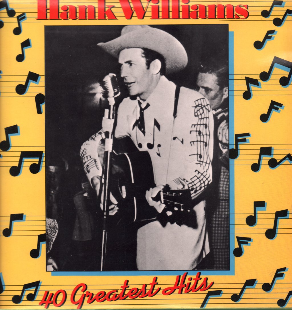 Hank Williams - 40 Greatest Hits - Double Lp